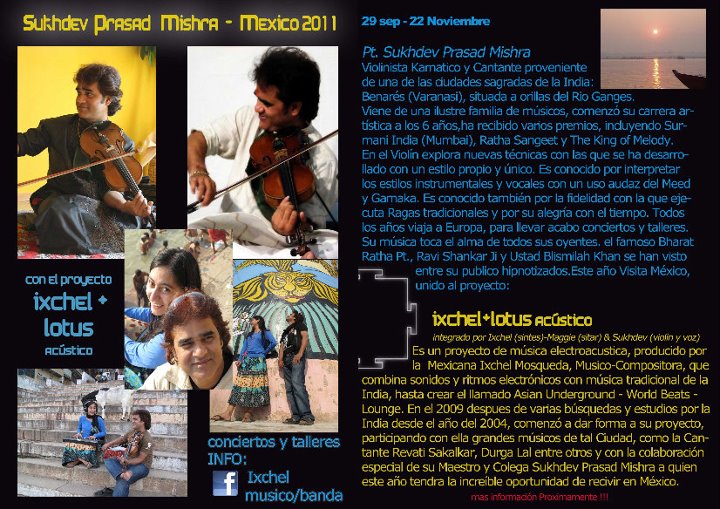 Autumn 2011 - Mexico tour with Ixchel Mosqueda